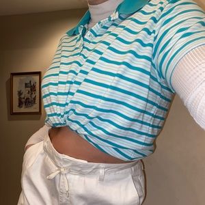 Vintage collard stripped shirt